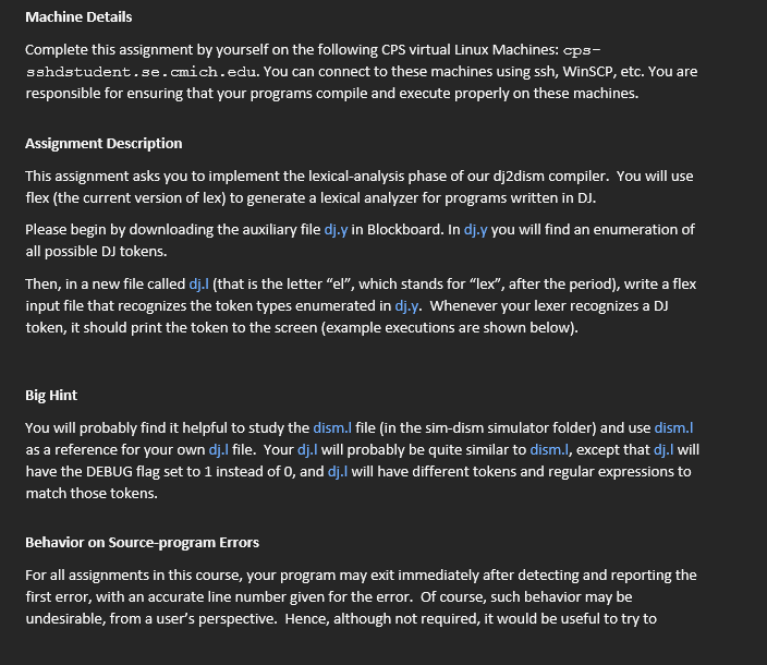 Machine Details Complete this assignment by yourself | Chegg.com