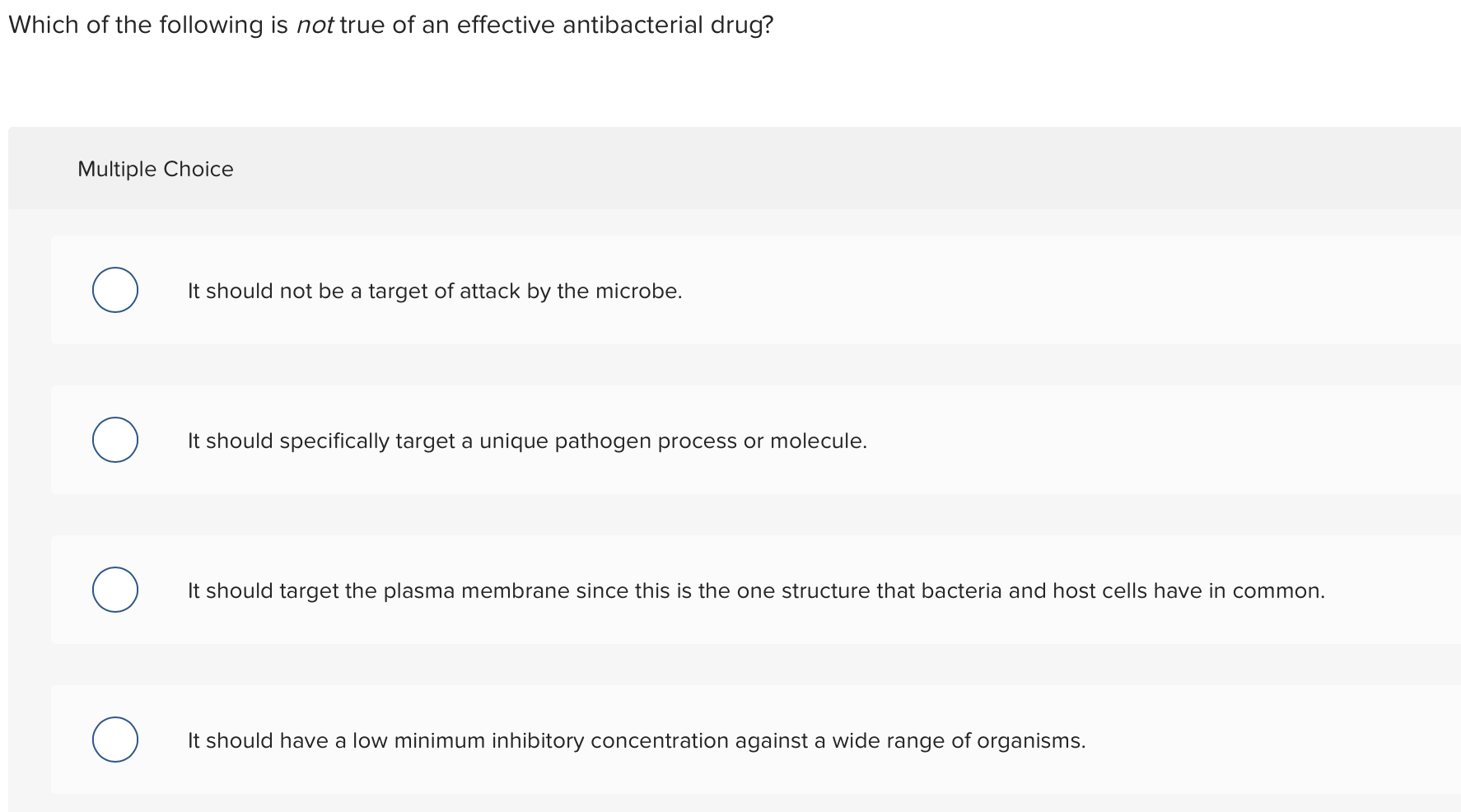 Solved Which of the following is not true of an effective