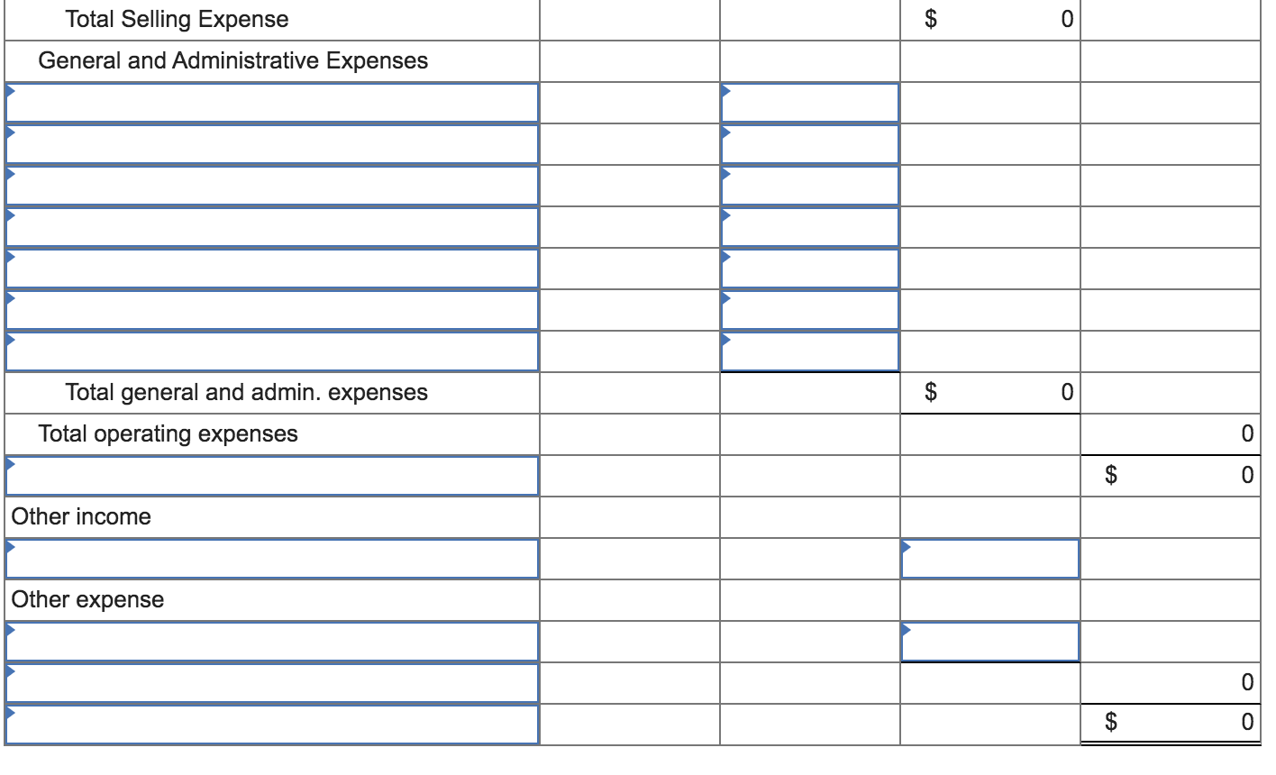 Solved The worksheet of Bridget's Office Supplies contains