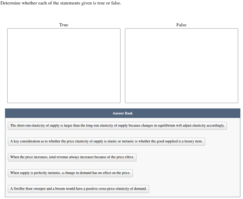 Solved Determine whether each of the statements given is | Chegg.com