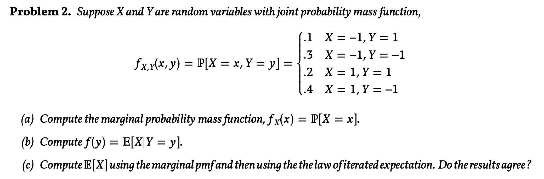 Solved Compute the marginal probability | Chegg.com