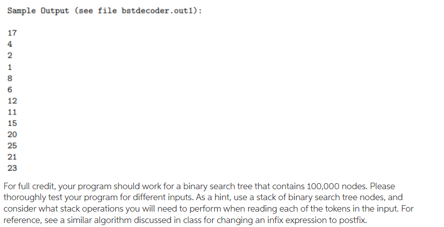 Solved JAVA 17 20 25 2. 8 6 12 21 11 15 23 I came up with | Chegg.com