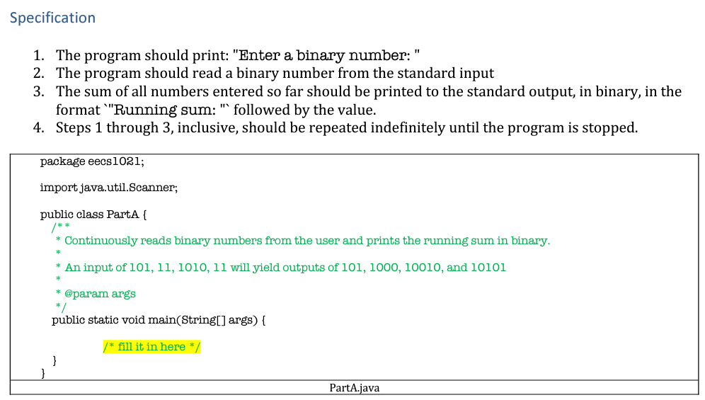 Solved Specification 1. The program should print: "Enter a | Chegg.com
