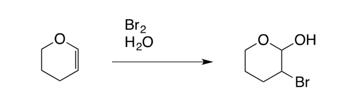 Solved Treatment of the alkene below with Br2 and H2O | Chegg.com