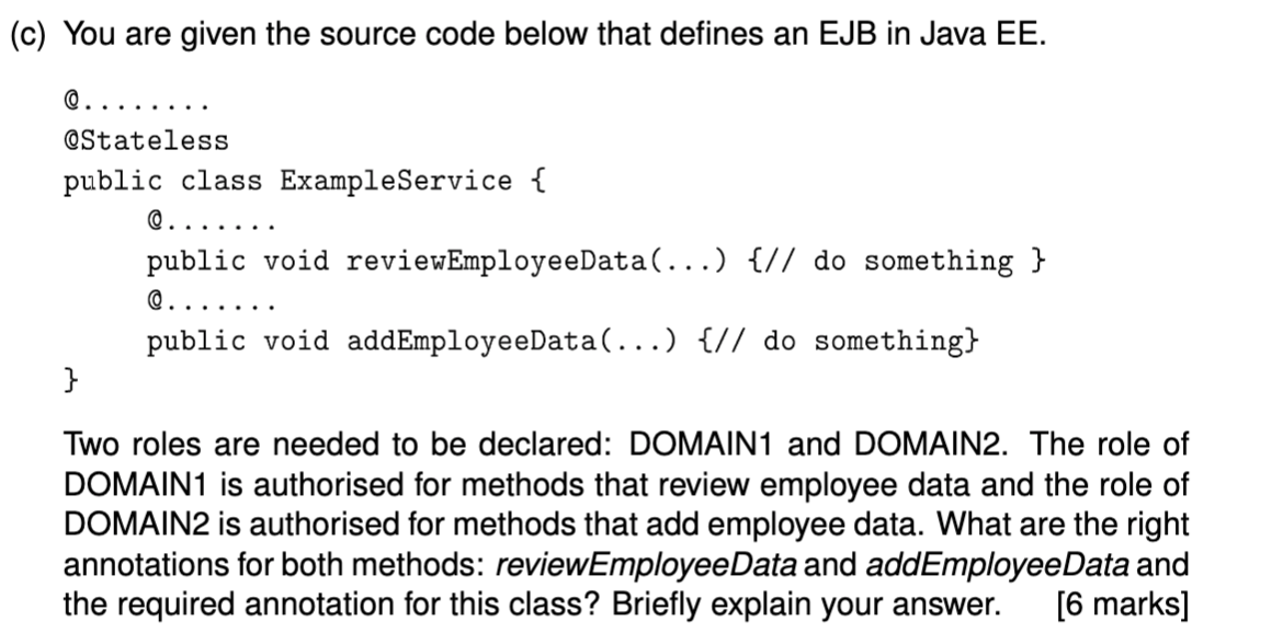 Solved (c) You are given the source code below that defines | Chegg.com