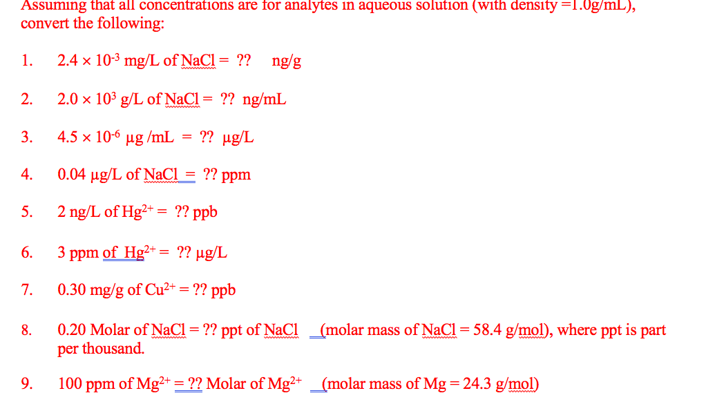 solved-assuming-that-all-concentrations-are-for-analytes-in-chegg