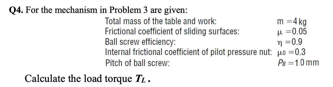 Solved Q4. For the mechanism in Problem 3 are given: Total | Chegg.com