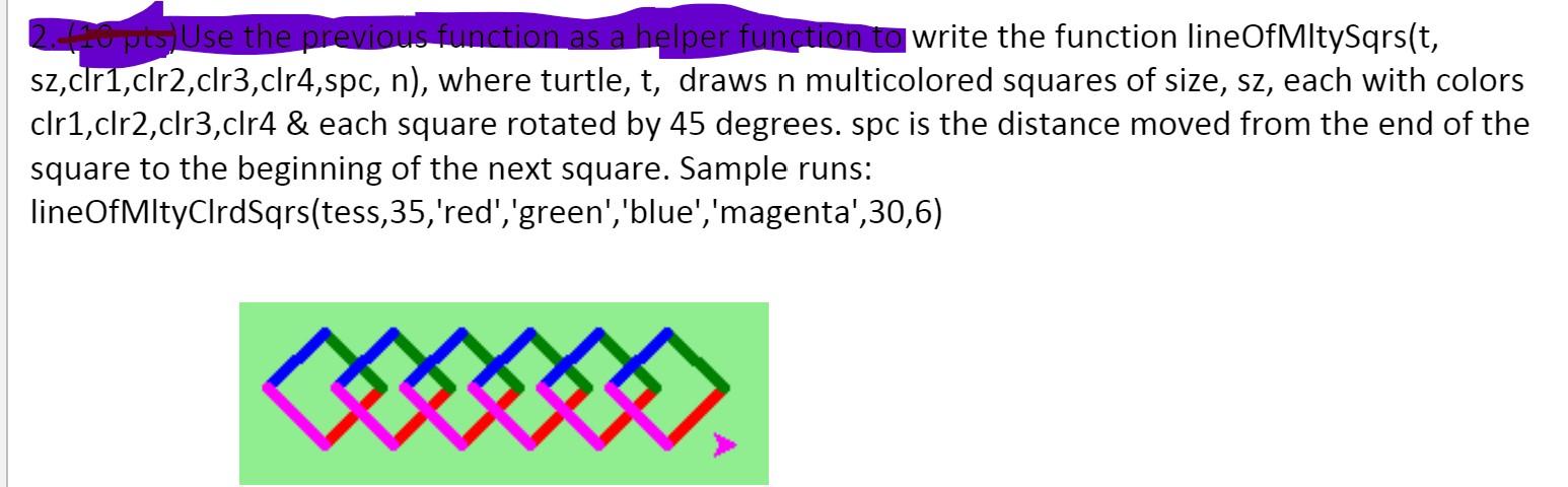 Solved The question asks me draw a shape like this here is | Chegg.com