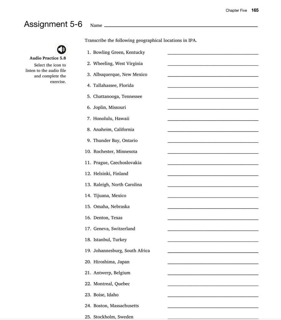 assignment 5 2 stop and nasal consonant transcription