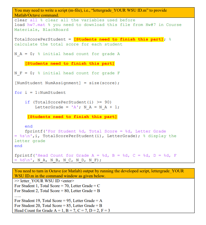 Solved 7 An Instructor At Me Wsu Would Like To Calcula Chegg Com