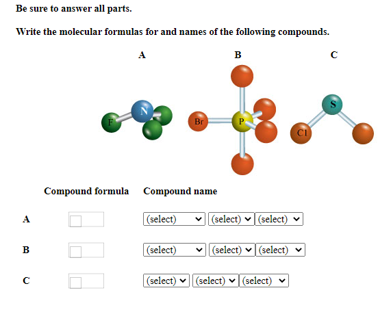Solved Be sure to answer all parts. Write the molecular | Chegg.com
