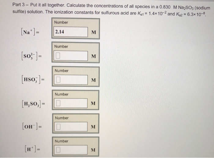 Solved For the diprotic weak acid H2A, Kal = 2.5 x 106 and