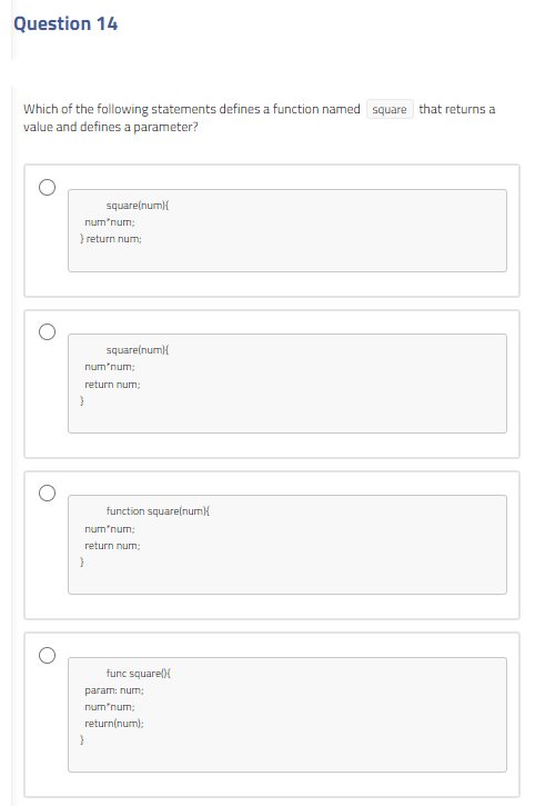 Solved Question 12 Write a JavaScript statement that | Chegg.com