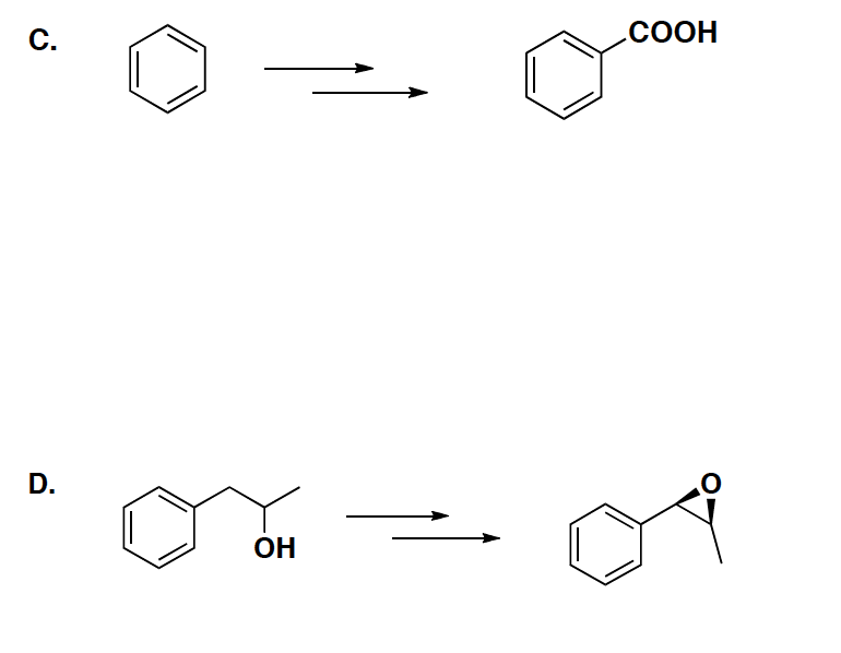 Solved Propose Syntheses Of Each Of The Following Compounds | Chegg.com