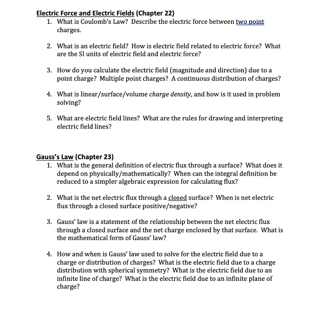 Solved Electric Force and Electric Fields (Chapter 22) 1. | Chegg.com