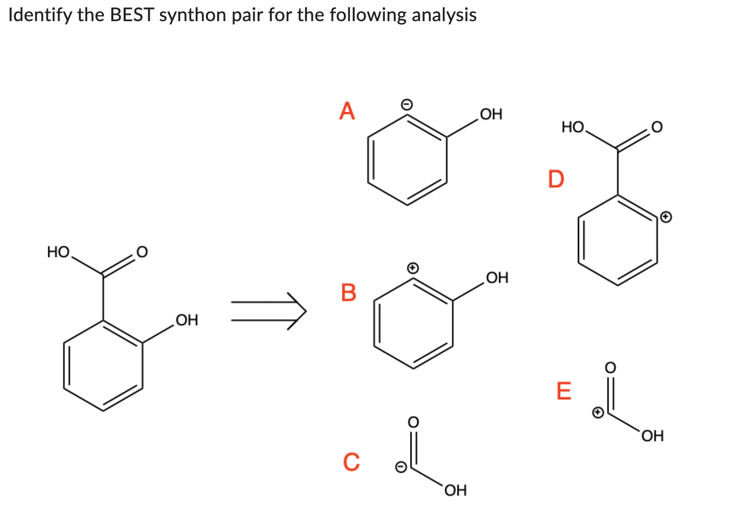 solved-identify-the-best-synthon-pair-for-the-following-chegg