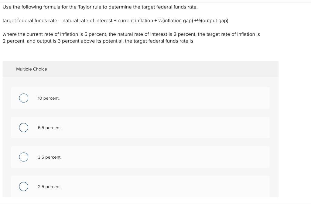 solved-use-the-following-formula-for-the-taylor-rule-to-chegg