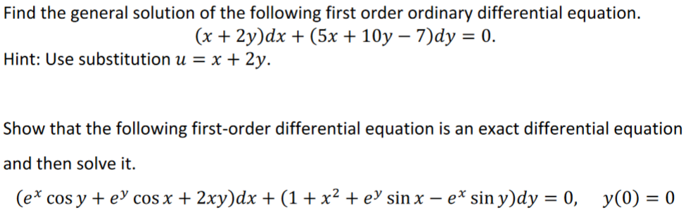 Solved Prove that x2y+cosxy+y=1 is a solution of the | Chegg.com