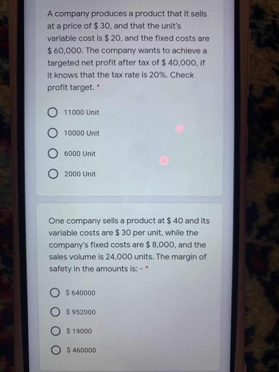 Solved A company produces a product that it sells at a price | Chegg.com