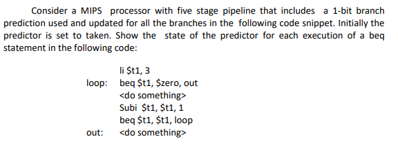 Solved Consider a MIPS processor with five stage pipeline | Chegg.com