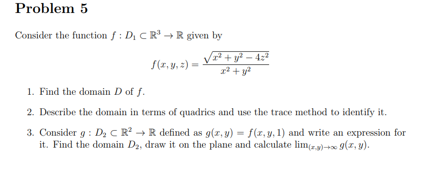 Solved Problem 5 Consider The Function F D Cr R Given Chegg Com