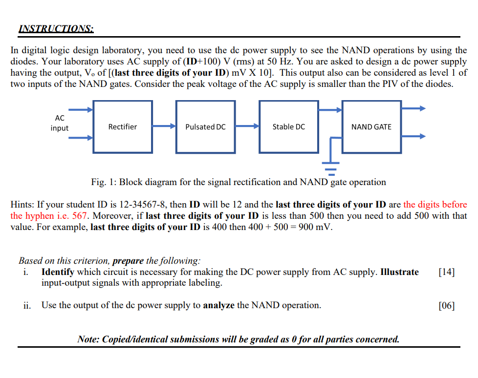 Solved In digital logic design laboratory, you need to use