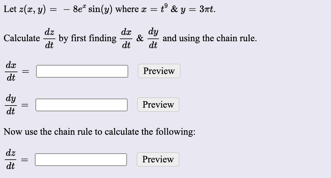 Solved Let Z X Y 8e Sin Y Where X Tº G 3tt C Chegg Com