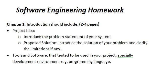 Solved Chapter 1: Introduction Should Include: (2-4 ﻿pages)• | Chegg.com