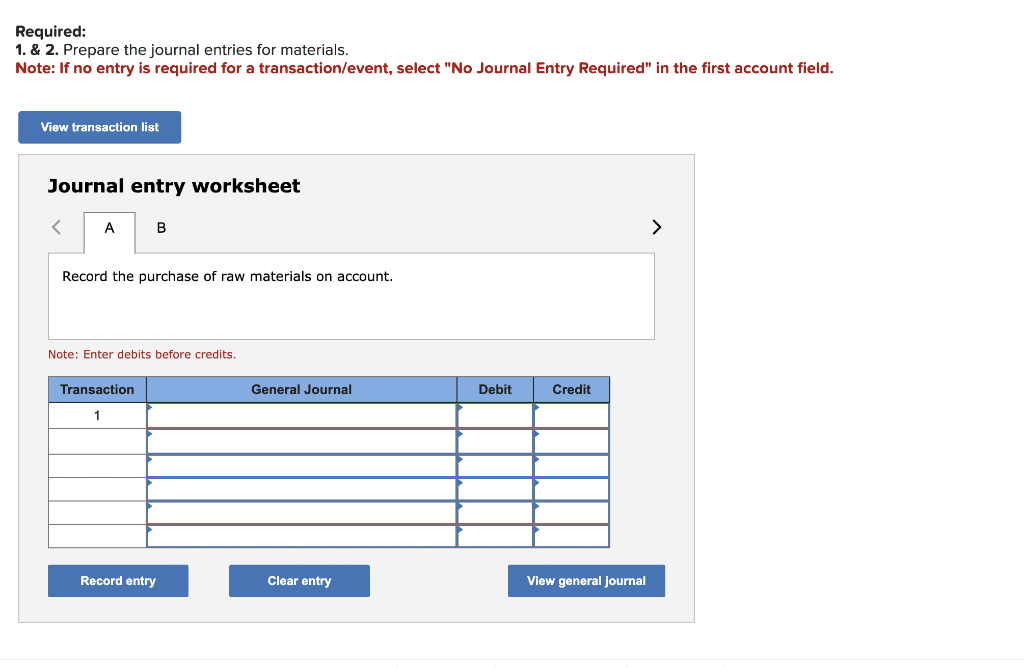 Solved Fairfield Company's raw materials inventory