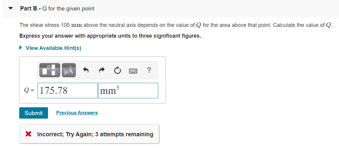 Solved Review Learning Goal: To calculate the shear stress | Chegg.com