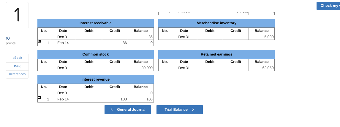 Solved Check my work 1 The following selected transactions | Chegg.com