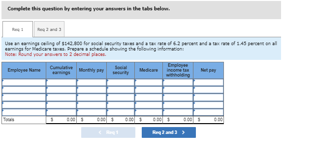 Solved Problem 10.4A (Algo) Computing gross earnings, | Chegg.com