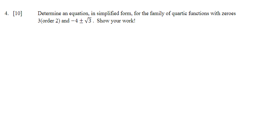 Solved Determine an equation, in simplified form, for the | Chegg.com