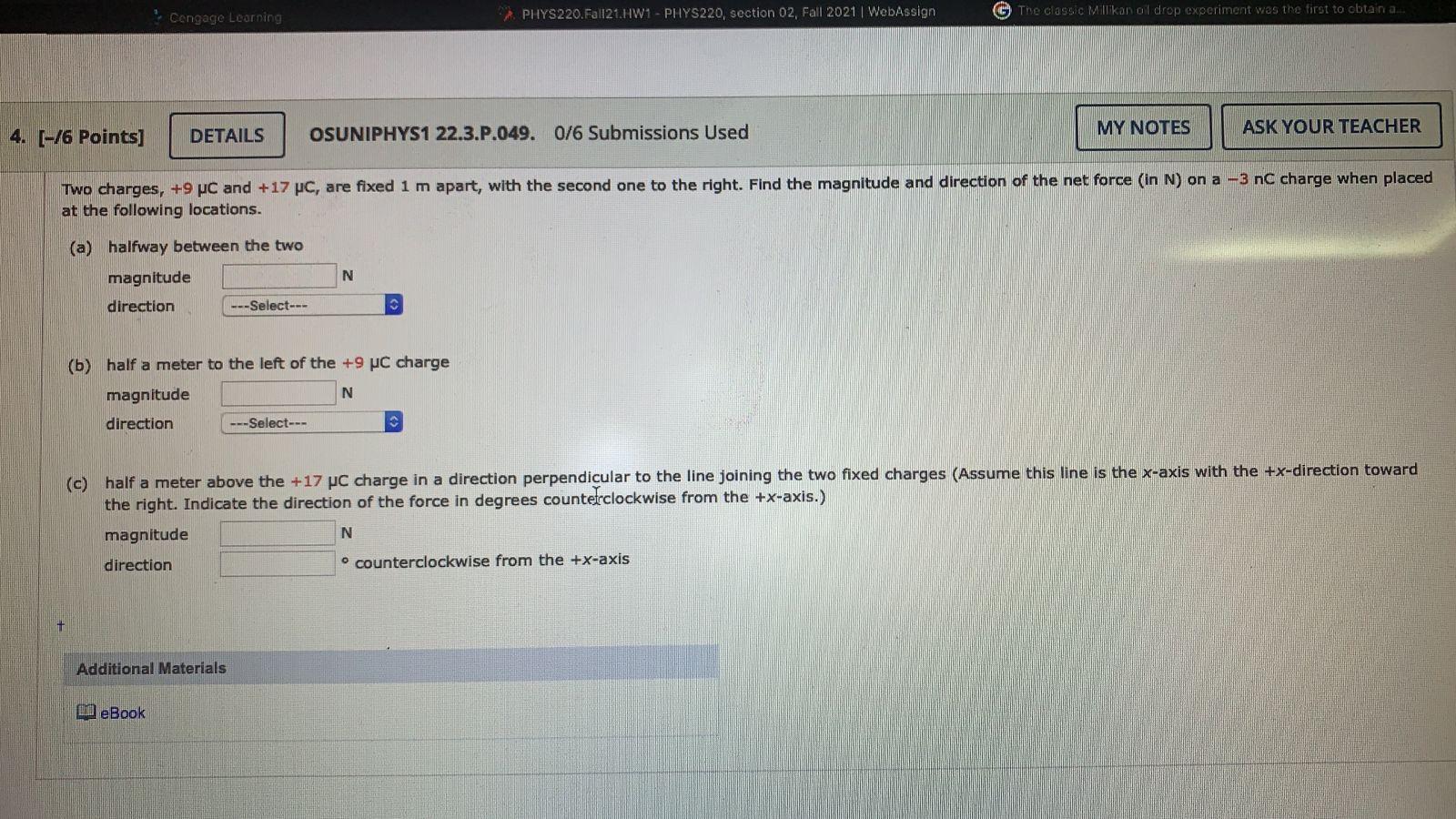 cengage physics homework answers