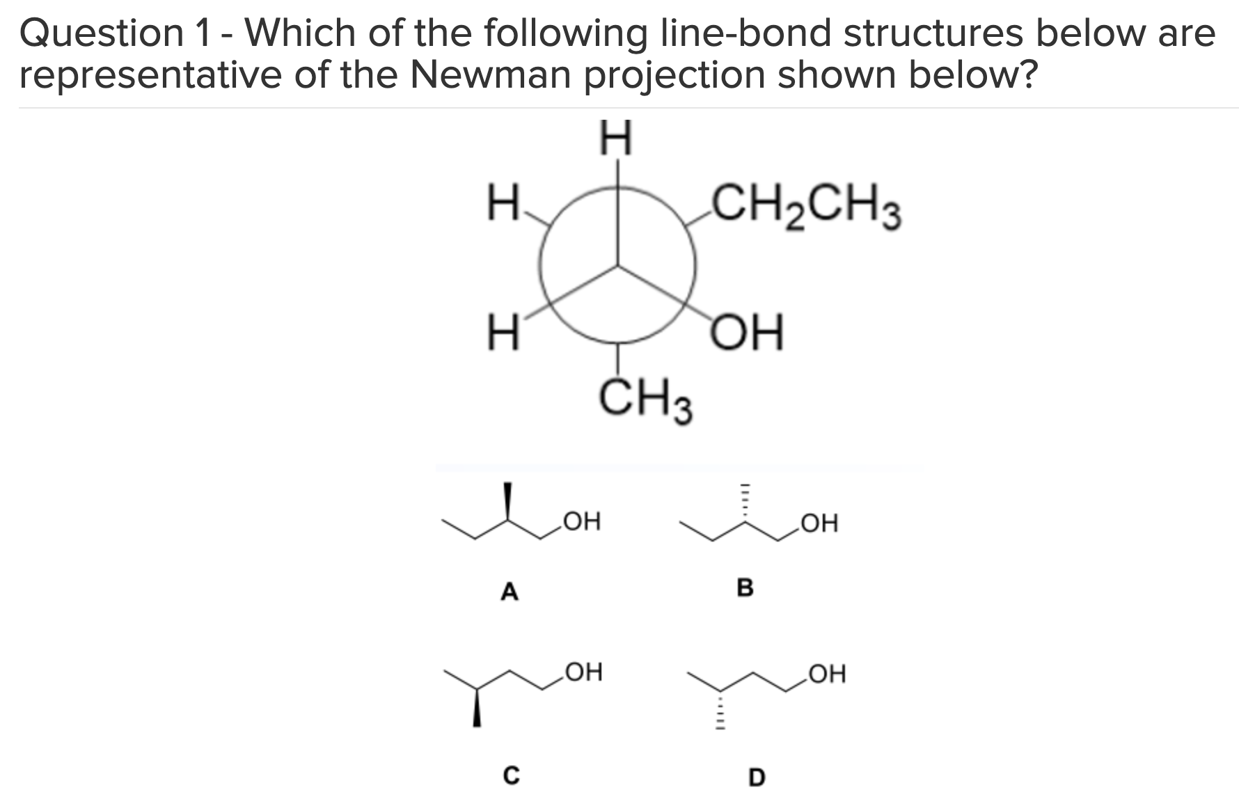 Solved Question 1 - ﻿Which of the following line-bond | Chegg.com