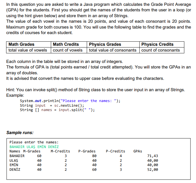 Solved In this question you are asked to write a Java | Chegg.com