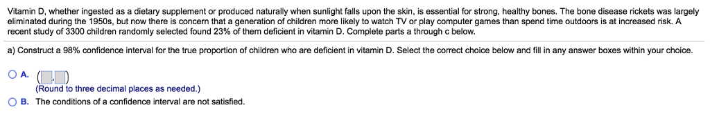 Solved Vitamin D, whether ingested as a dietary supplement | Chegg.com