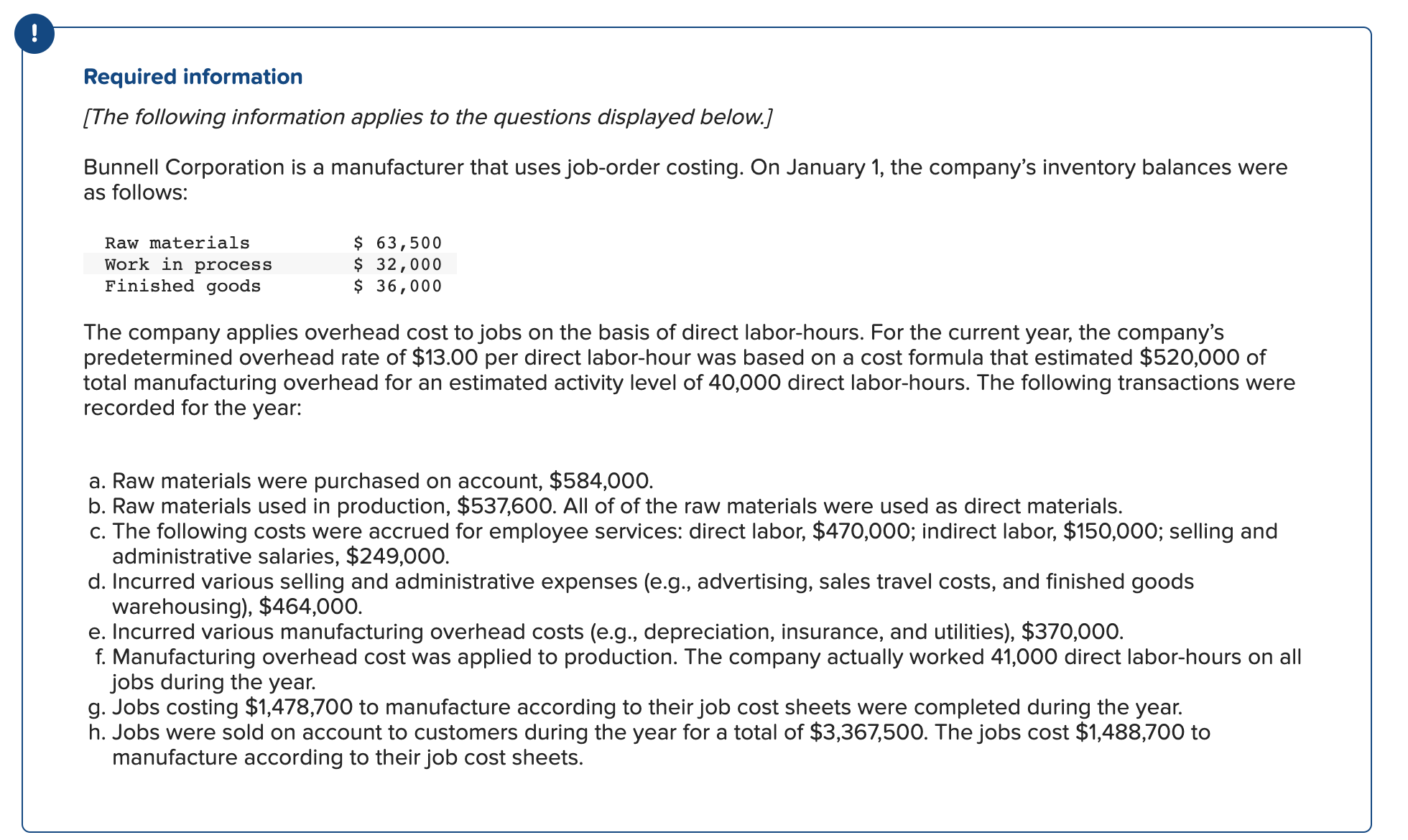 Solved 1. What is the journal entry to record raw materials