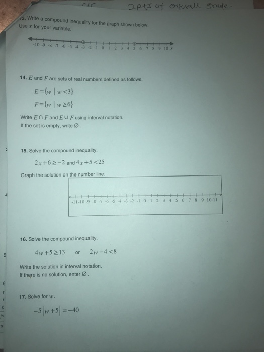 solved-write-a-compound-inequality-for-the-graph-shown-below-chegg