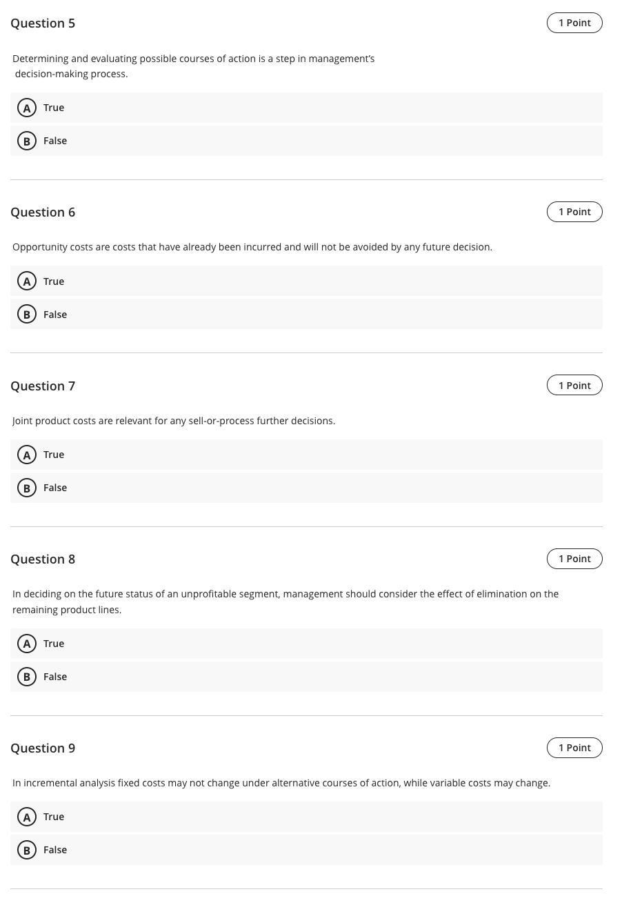 Solved Determining and evaluating possible courses of action | Chegg.com