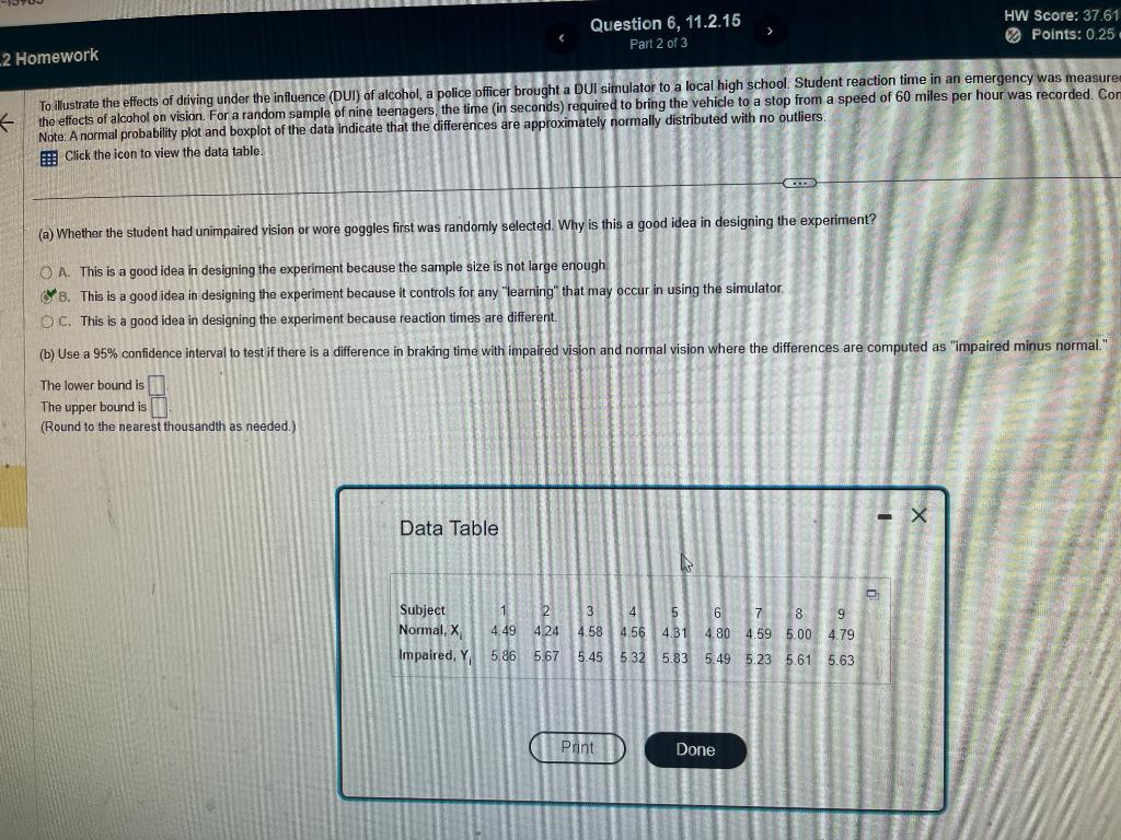 Solved To Illustrate The Effects Of Driving Under The | Chegg.com