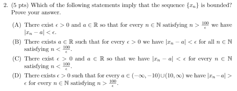 Solved Please Provide Counterexamples For B, C, And D As I | Chegg.com