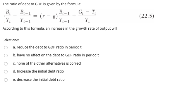 solved-the-ratio-of-debt-to-gdp-is-given-by-the-formula-b-chegg