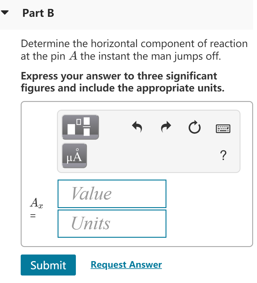 Solved Part A Determine the angular acceleration of the | Chegg.com