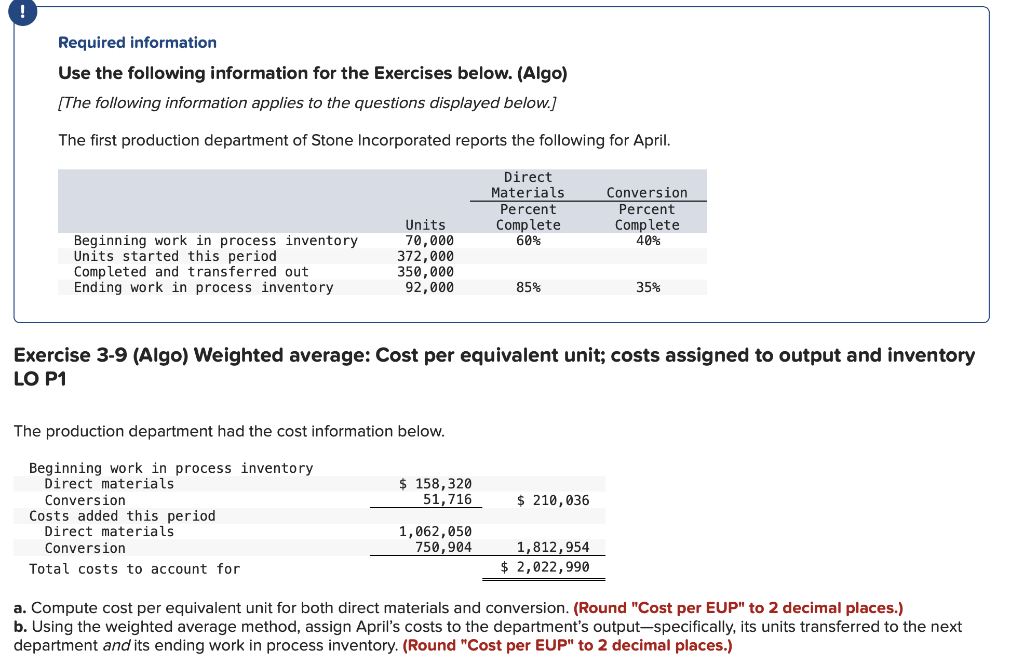 solved-required-a-cost-per-equivalent-unit-of-production-chegg