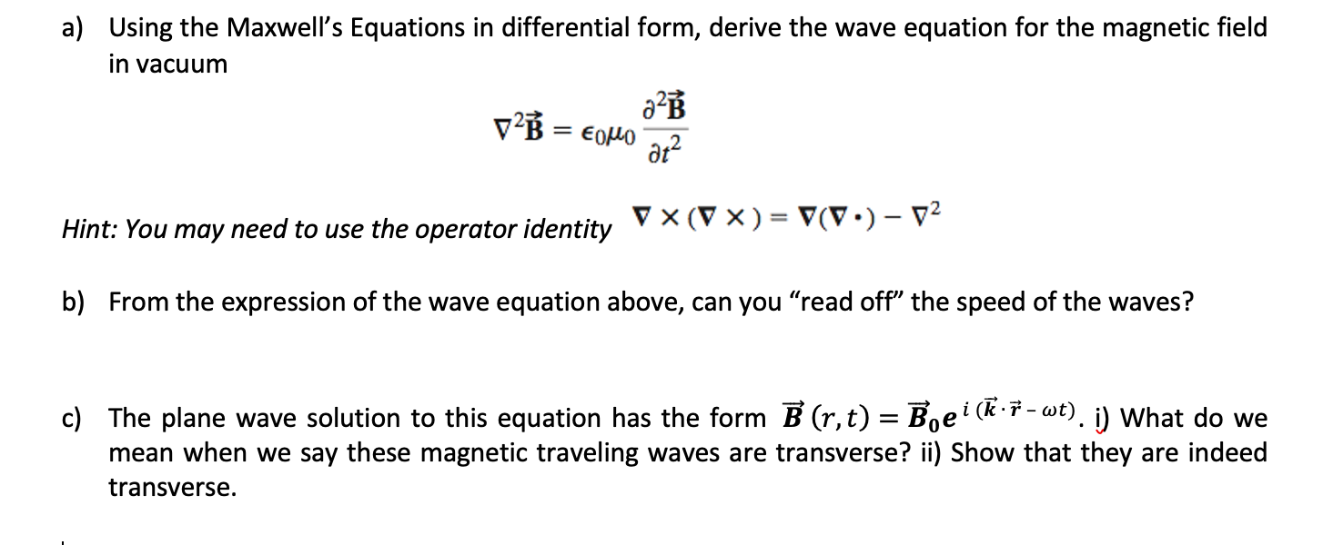 maxwell's iv equation in differential form is