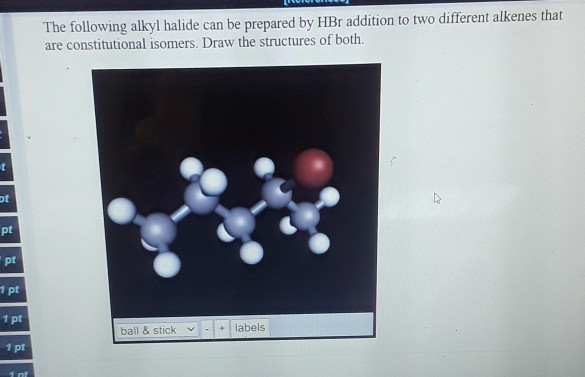 Solved The Following Alkyl Halide Can Be Prepared By Hbr 2223