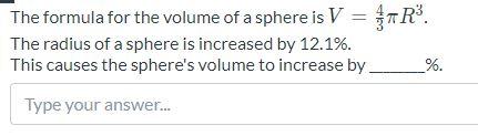 Solved The formula for the volume of a sphere is V = 5TR3. | Chegg.com