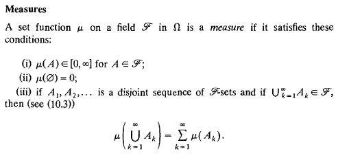 Solved See below picture for definition of measure. Use to | Chegg.com