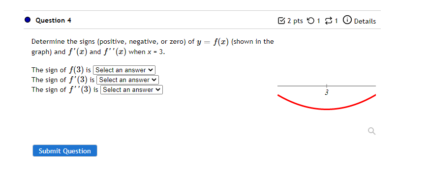 Solved Determine the signs (positive, negative, or zero) of | Chegg.com